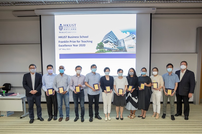 Distinguished Faculty Members Receive the Franklin Prize for Teaching ...