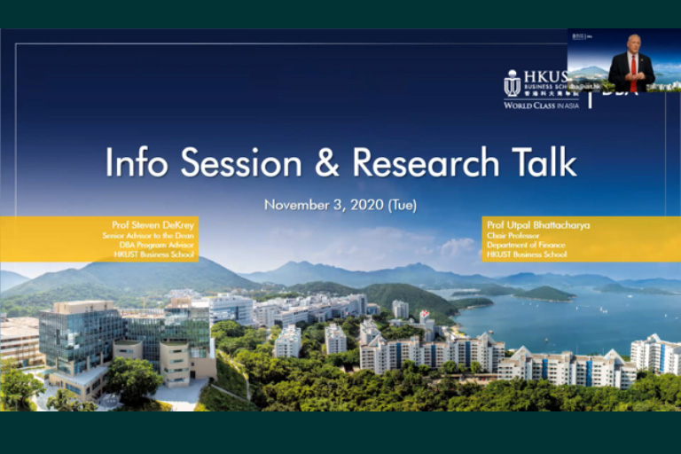 HKUST Launches New DBA Program | HKUST Business School